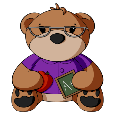 Female Teacher Teddy Bear