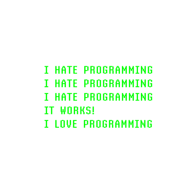 I Hate Love Programming It Works Programmer Coder Gifts