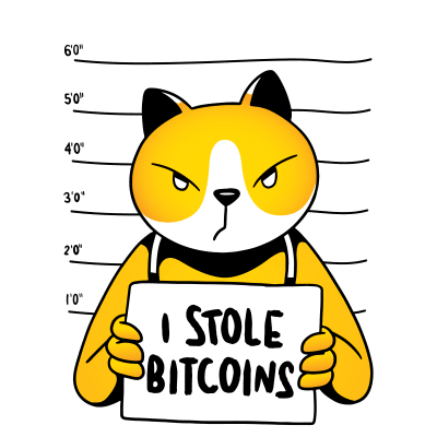 Cat Bitcoin Thief