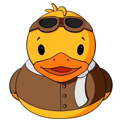 Aviator Rubber Duck