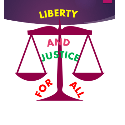 T-shirt: LIBERTY AND JUSTICE FOR ALL