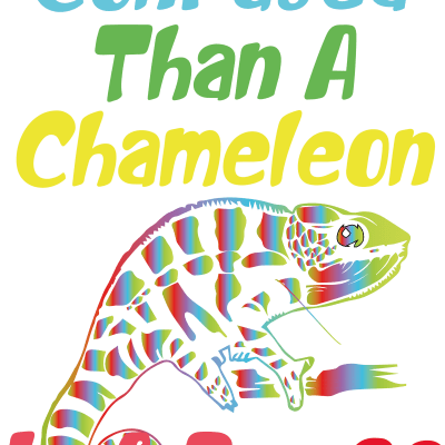 I'm more confused than a chameleon in a bag of skittles/funny tshirt/chameleon