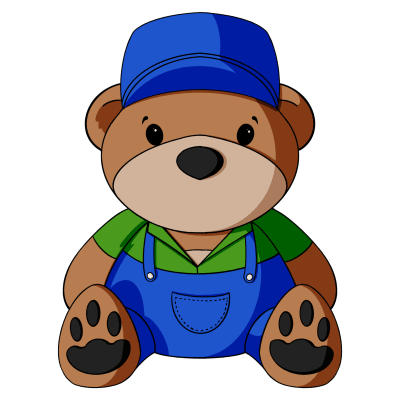 Farmer Teddy Bear