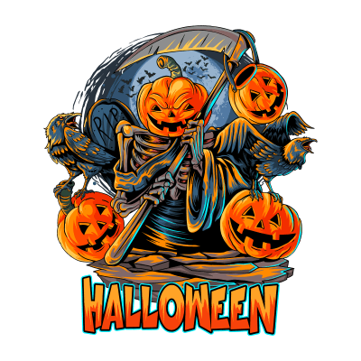 Angel of Death Halloween Jack-o-lanterns