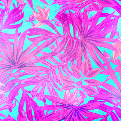 Colorful Floral Pattern Design x Pink &amp; Blue