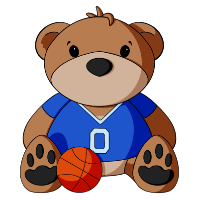 Basketball Player Teddy Bear