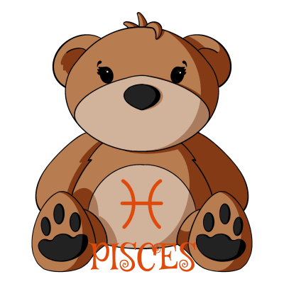 Pisces Teddy Bear