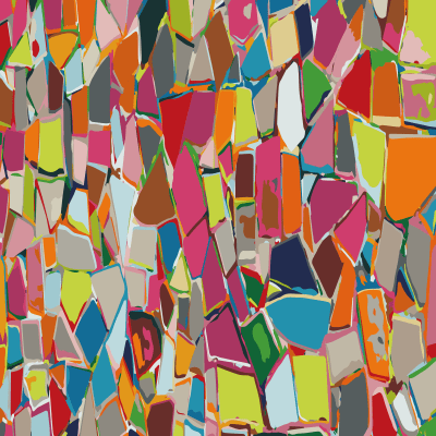 Modern Art Geometric Deco Multi-color
