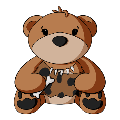 Caveman Teddy Bear