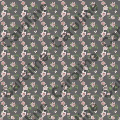 Pale Pink Roses on Dark Grey Charcoal Background with Green Leaves