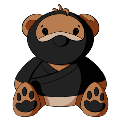 Ninja Teddy Bear