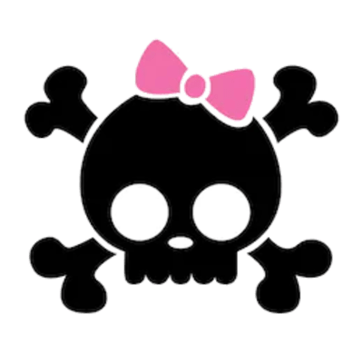 Cute pink skull - Halloween