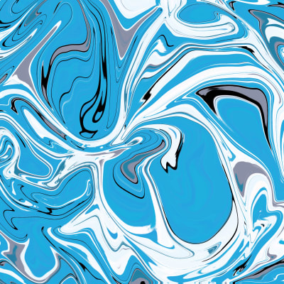 Blue Marbled Pattern