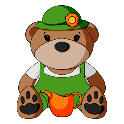 Gardener Teddy Bear