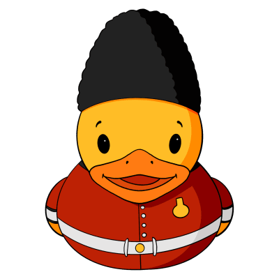 British Guard Rubber Duck