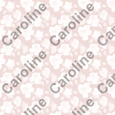 Pale White Roses on Light Pink Background