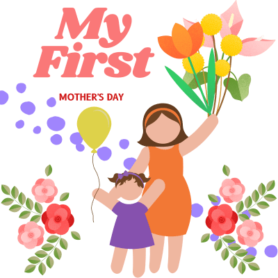 First Mother’s Day stickers
