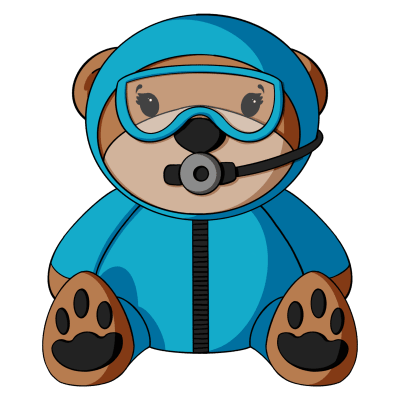Scuba Diver Teddy Bear