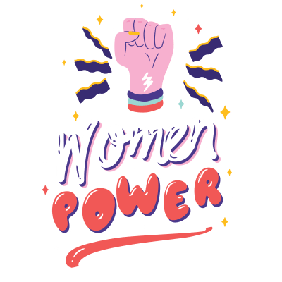 Girl Power Empowered Women Feminist