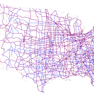 US Numbered Highway System Map