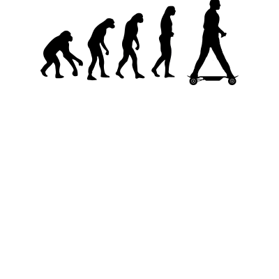 Evolution - from Ape to Electric Skater