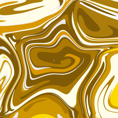 yellow and Gold marble pattern