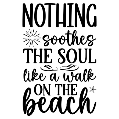 Nothing Soothes the Soul Like a Walk on The Beach