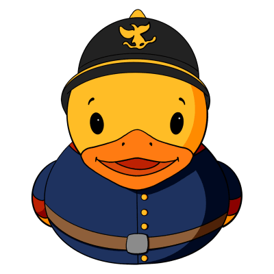 German Officer Rubber Duck