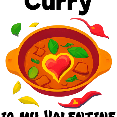 Curry is my valentine, valentine's day funny design