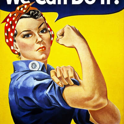 We Can Do It x Rosie the Riveter x Retro Poster