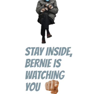 Bernie Sanders is watching you