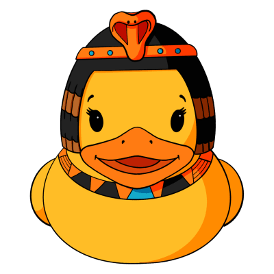 Cleopatra Rubber Duck