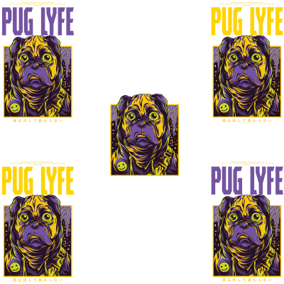 Pug Lyfe - The Album - Sticker Pack