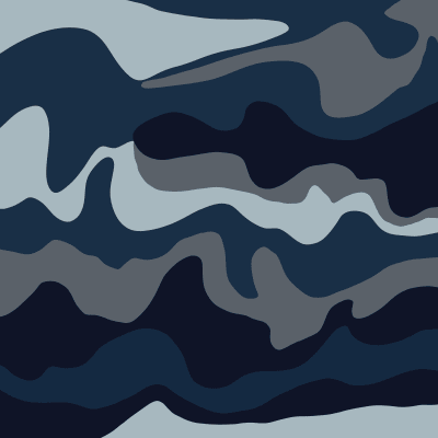 Colorful Blue Grey Camo Camouflage