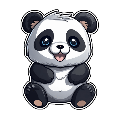 Baby Panda Sticker
