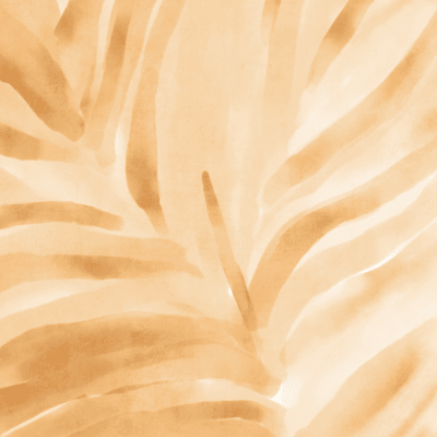 Yellow watercolor leaf detail