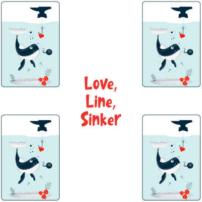 Hook Line Sinker- Love Bait Sticker Pack