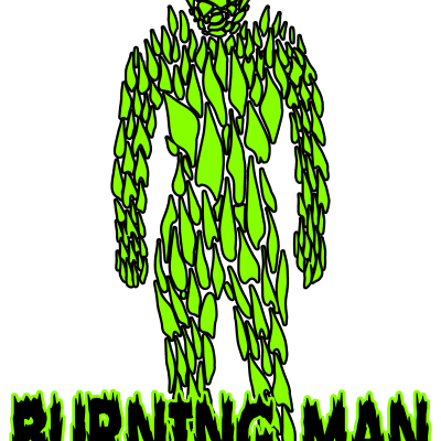 Burning Man #2 (Green)