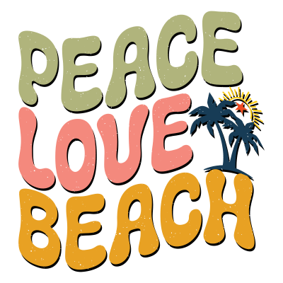 Peace Love beach
