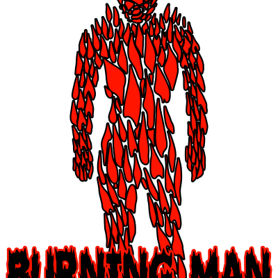 Burning Man #2 (Red)