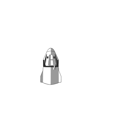 SpaceX Crew Dragon Logo Art