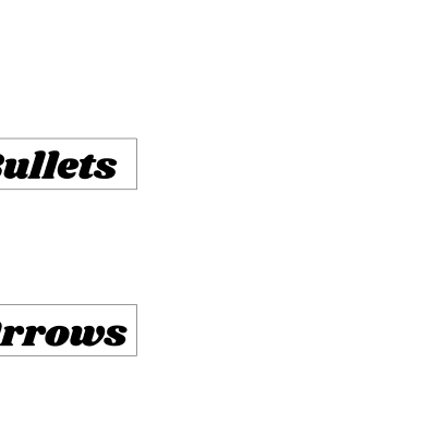 kids junst with bullets men hunt with arrows- nice design for archery lovers