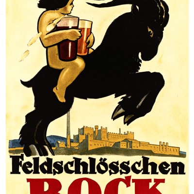FELDSCHOLOSSCHEN BOCK BEER Swiss Alcohol Vintage