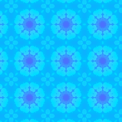 Baby blue Mandala style pattern