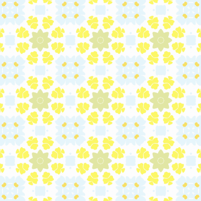 Baby blue and Yellow spectacular pattern