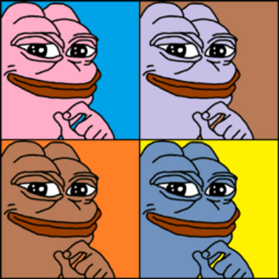 Pop Art Pepe The Frog, RARE Pepe The Frog, Special Pepe The Frog