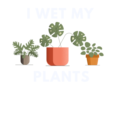 I wet my plants (dark background)