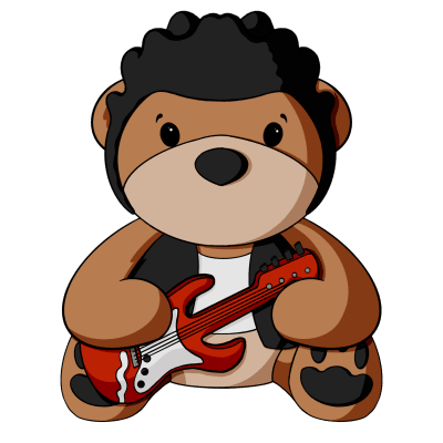 Rock Star Teddy Bear