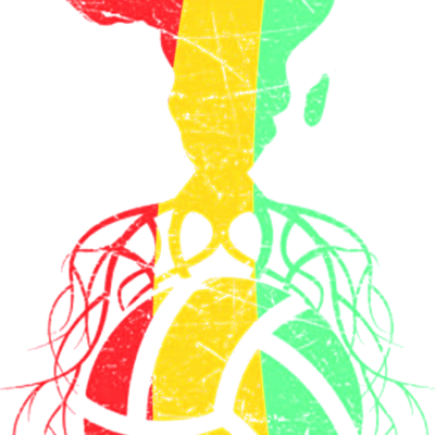 Africa Map Volleyball