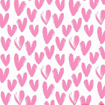 Valentines day girly pink heart pattern